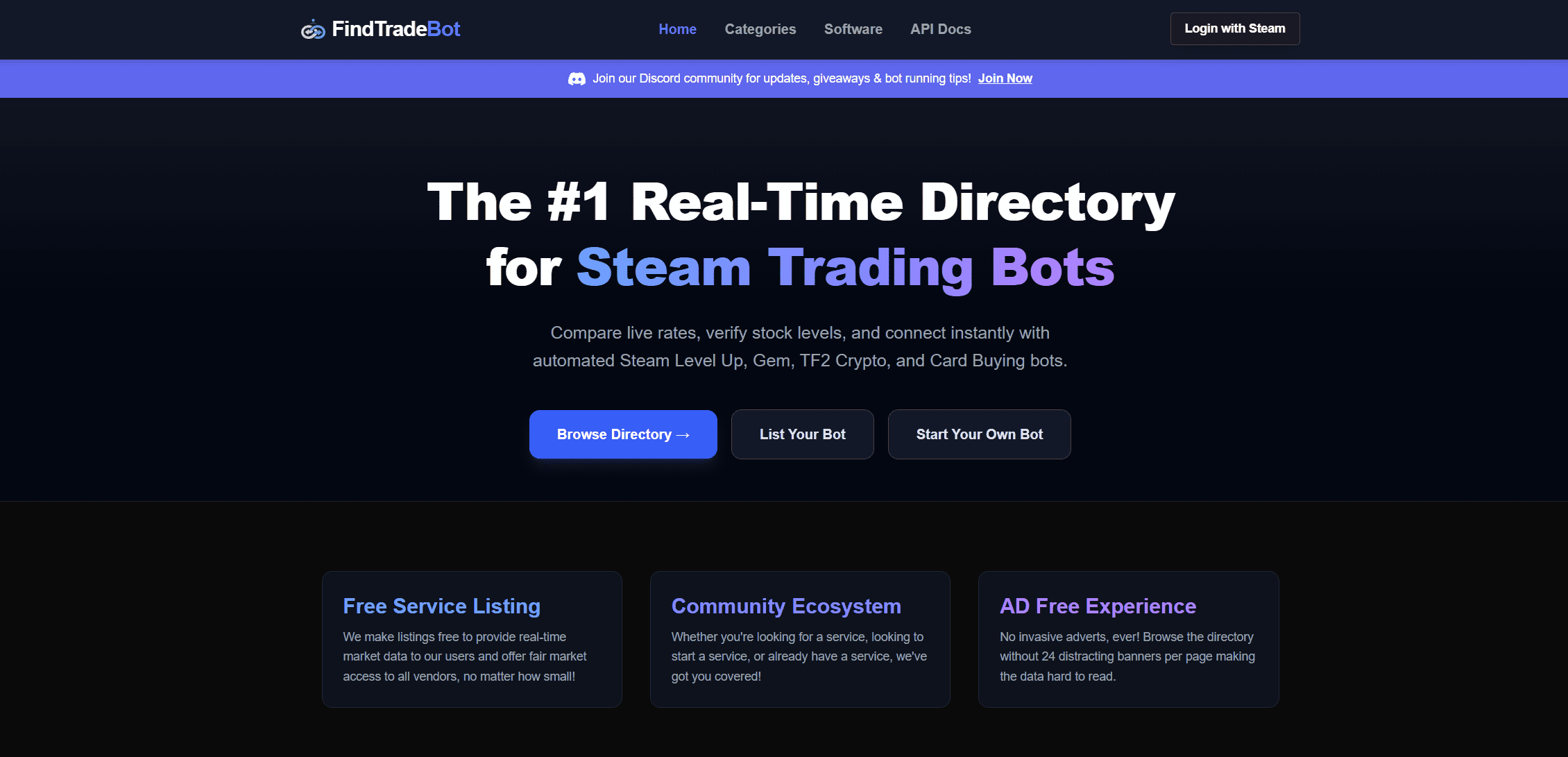 FindTradeBot Showcase